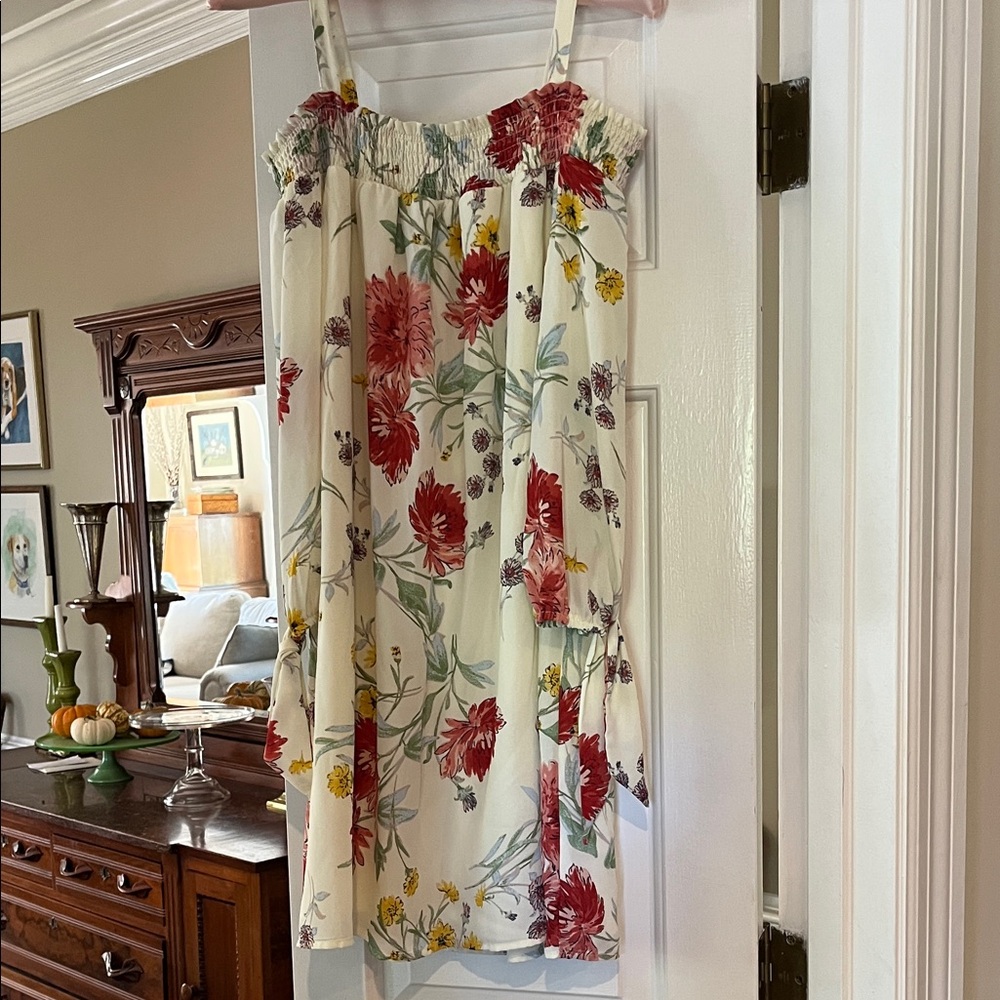 As U Wish Floral Smocked Dress